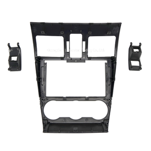 Marco de Radio para Coche <span class=keywords><strong>IMPREZA</strong></span>, Marco para Reequipamiento de Estéreo, Accesorios para el Tablero de Instrumentos para SUBARU FORESTER 2012-2018 <span class=keywords><strong>XV</strong></span> Negro ABC - Product Image 3