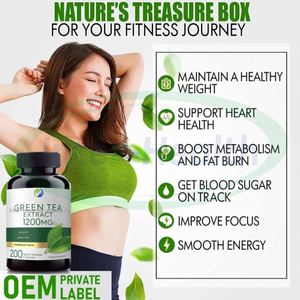 Kapsul Ekstrak Teh Hijau Egcg Solilan Fat Burner Suplemen Herbal Produk Pelangsing Matcha Kapsul Teh Hijau Berkualitas Tinggi - Product Image 4