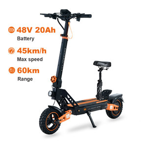Xe Scooter điện gấp gọn KUGOO G2 Max địa hình dành cho người lớn, phạm vi hoạt động 60KM, động cơ 800W, tốc độ 45KM/H, 48V 20.8Ah, có ghế ngồi - Product Image 1