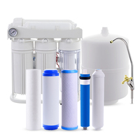 Purificateurs d'eau par osmose inverse personnalisables 100 GPD 8 étapes avec UV et support en fer