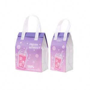 Venta al por mayor de embalaje desechable de tela no tejida, aislante, impermeable, con aislamiento térmico, para llevar alimentos, bebidas, pasteles y catering - Product Image 1