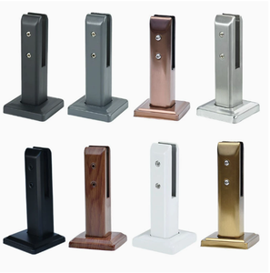 热销不锈钢方顶安装玻璃龙头玻璃泳池围栏玻璃扶手栏杆 - Product Image 6