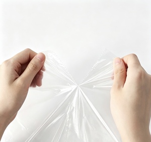 ถุงขยะพลาสติก LDPE เกรดอาหาร แบบม้วน ปิดผนึกด้วยความร้อน พิมพ์ลายสกรีน สีขาว - Product Image 3