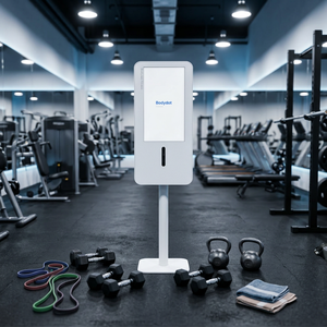 Bodydot BDF1000 เครื่องวิเคราะห์ร่างกายอัจฉริยะด้วย AI ดีไซน์ยืดหยุ่น โครงอะลูมิเนียมอัลลอยด์ ไม่สามารถพับได้ ติดตามท่าทางร่างกายแบบเต็มตัว - Product Image 2