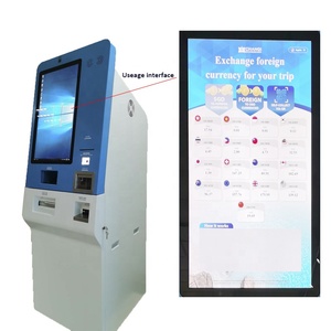 Cajero Automático Inteligente con Pantalla Táctil, SDK, <span class=keywords><strong>Kiosco</strong></span> para Cambio de Divisas, Monedas y Billetes, Incluye Reciclador de Efectivo - Product Image 4