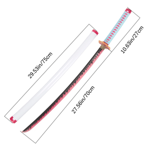 Espada <span class=keywords><strong>de</strong></span> Anime <span class=keywords><strong>de</strong></span> alta calidad recargable Demon Killer Kanroji <span class=keywords><strong>Mitsuri</strong></span>, accesorios <span class=keywords><strong>de</strong></span> Cosplay, espadas Katana LED luminosas para jugar a Cosplay - Product Image 5