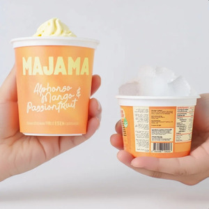 Disposable Ice Cream Paper Bowl - Delivery-Safe for Online Orders 4oz Small for Kids Desserts Ice Cream Paper - Bowl Printable