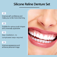 Produit phare : Ensemble de prothèses dentaires en silicone pour diverses dents, améliorant l'esthétique du sourire, avec installation confortable et pratique