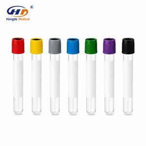 Tube de prélèvement sanguin sous vide en verre PET avec activateur de coagulation EDTA et séparateur de sérum, tube de laboratoire CE ISO 13485 HD pour la vente en gros - Product Image 2
