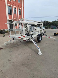 Elevador Remolcable YILU LIFT, Compacto, Fácil de Remolcar, Estable y Eficiente, Altura de Plataforma de 26 m, Fuente de Alimentación Múltiple para Trabajos Aéreos en Exteriores TBL-12A/ - Product Image 5