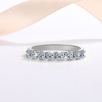 Bague de mariage en moissanite 0,7 carat, vente en gros d'usine, bijoux en moissanite de forme ronde 3 mm, nouveau design antique pour alliance de mariage