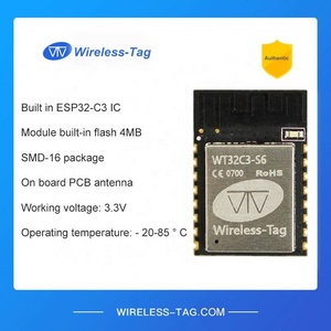 สินค้าใหม่มาถึงแล้ว WT32C3 S6 4MB โมดูลควบคุมเครือข่ายไร้สายแบบฝัง ESP-12S โมดูล USB พร้อมชุด SMD-22 สำหรับอุปกรณ์ IoT - Product Image 2