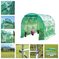 Serre de jardin en acier avec couverture renforcée, protection UV, imperméable, design écologique, pour le jardinage amateur et la protection des plantes