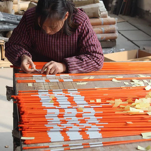 72 \ "60 \" marcador de fibra de vidrio quitanieves marcador estacas suave fibra de vidrio moldeado y corte servicio de procesamiento - Product Image 5