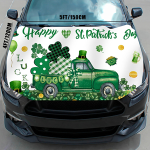 Funda para Capó de Coche Personalizada de 5x4 pies con Bandera del Festivismo de San Patricio, Regalo para Eventos Deportivos - Product Image 4