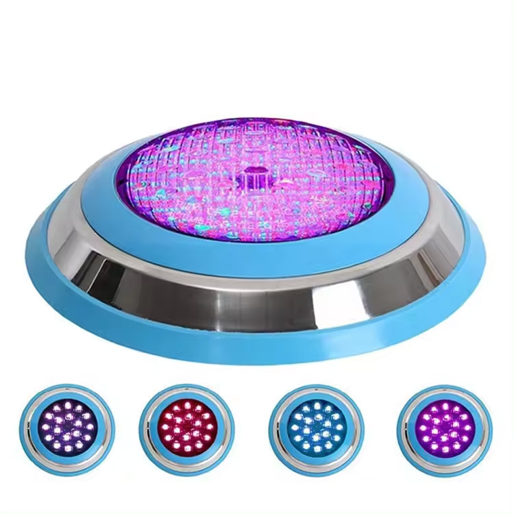 LED Lights IP68 12W 12v/24v Inground Pools Light Underwater Swimming Pools Single RGB Color Pool Lights