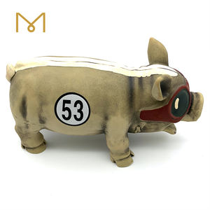 2024 Hotselling Hond Piepend Speelgoed Latex Hond Kauwen Speelgoed Met Een Klokkende Pieper Grommend Varkenshond Speelgoed - Product Image 4