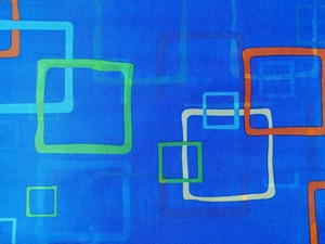 Royal - Blue - Based <span class=keywords><strong>Cream</strong></span> - Colored Volute Pattern Warp - <span class=keywords><strong>Knitted</strong></span> Fabric. Vendas diretas do fabricante. Respirável70gsm - Product Image 5