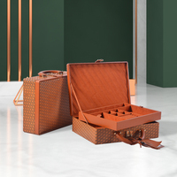 Nouveau luxe Vintage valise Designer en cuir personnalisé voyage coffre serrure unisexe dur bagages hommes bijoux Simple Vintage Style