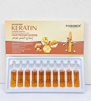 Ampolla de Queratina FOISONER, Aceite Reparador para el Cabello, Cuidado Capilar Premium, 13 ml, Suero Capilar
