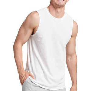 Custom Sport Polyester Spandex <b>Men</b> Compression <b>Tank</b> <b>Tops</b> Plain Bodybuilding Fitness Soft Stretch <b>Tank</b> <b>Top</b> - Product Image 6
