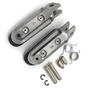 Repose-pieds avant de <span class=keywords><strong>moto</strong></span> pour Honda NT400 Bros NC25 NTV600 Revere NT650 <span class=keywords><strong>Deauville</strong></span> NTV650 NT700 VT250 MC20 VTR250 - Product Image 3