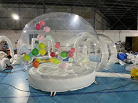 Ballons de fête pour enfants, maison amusante, dôme géant transparent gonflable en cristal, tente à bulles, ballons à bulles gonflables transparents, maison