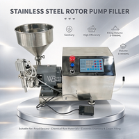 Machine de remplissage rotative à lobes en acier inoxydable de qualité supérieure pour sauces, pâtes, sauces piquantes, sauces tomates, crèmes et miel