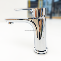 Robinet en laiton de bonne qualité robinet de lavabo d'hôtel robinet de lavabo moderne salle de bain mitigeur eau froide robinet de lavabo