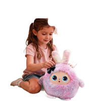 Jouet en peluche interactif en polyester AI multilingue, robot intelligent, poupée éducative précoce, jouet parlant doux contrôlé par application, dynamique