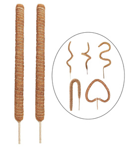 Pioneera 24 "Moss Pole Deformable Escalade Pole Coconut <span class=keywords><strong>Suspension</strong></span> <span class=keywords><strong>Plantes</strong></span> Support - Product Image 6
