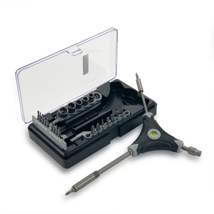 GLEDE 28 en 1 – Kit de tournevis rechargeable de qualité professionnelle avec poignée en acier et embouts magnétiques hexagonaux et Phillips – Outils de réparation pour téléphones portables et ordinateurs portables - Product Image 6