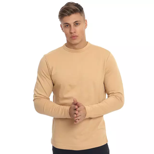 Sweat-shirt d'hiver personnalisé pour homme à manches longues, motif uni, anti-rétrécissement, tissu 260g, impression en relief, logo vierge sur jersey - Product Image 5