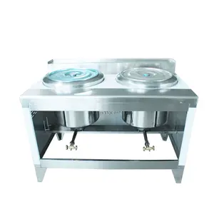 Hot Sale Malaysian Special Stall Noodle Cooker Range Kwali Range With 2 Gas Burners In Market