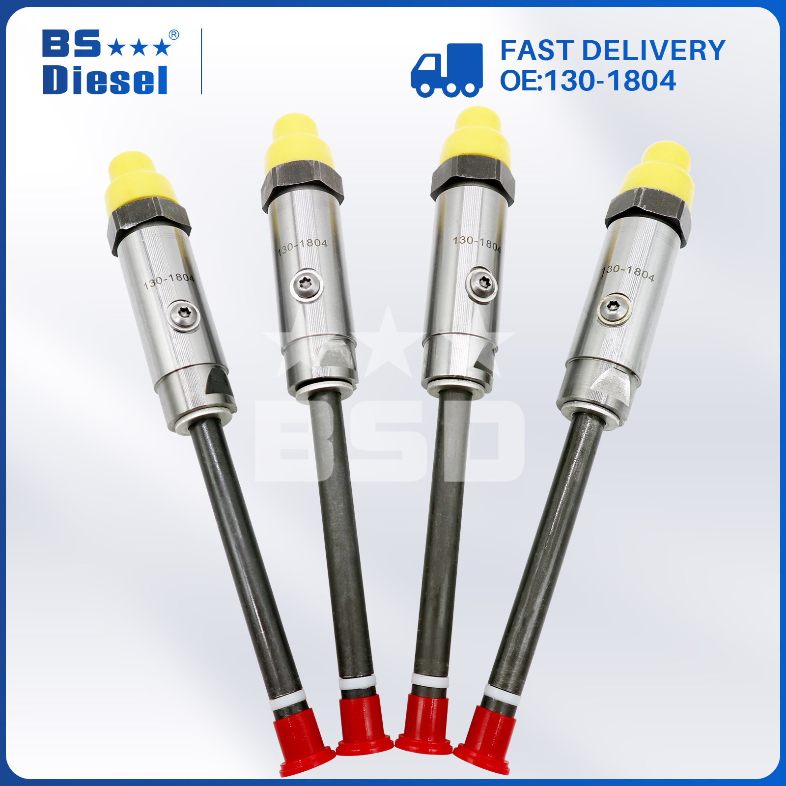 Excavator Spare Parts Diesel Fuel Injector 1301804 Pencil Nozzle