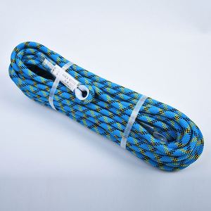 YS 6mm 8mm 10mm 12mm Corde d'escalade d'urgence en polyester et nylon, double tressée, colorée, haute résistance et durable, avec pochette - Product Image 2