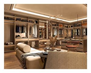 خزانة غرفة نوم حديثة مخصصة خزانة ملابس بتصميم خزانة خشبية للمشي في خزانة - Product Image 3