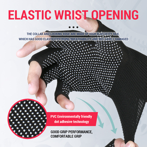 Guantes punteados de <span class=keywords><strong>Pvc</strong></span> de fabricación china Guante de nailon negro con punto de <span class=keywords><strong>Pvc</strong></span> blanco para trabajo de seguridad - Product Image 3