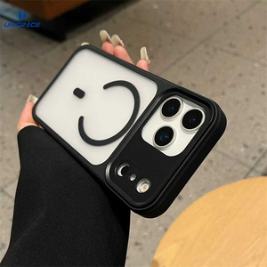 Custodia UNIGRACE per <span class=keywords><strong>iPhone</strong></span> 17 Pro Max/16/15/14/13/<span class=keywords><strong>12</strong></span>, con Ricarica Wireless Magnetica, Bordo Morbido in PC, Trasparente, Antiurto, Colore <span class=keywords><strong>Arancione</strong></span> - Product Image 6