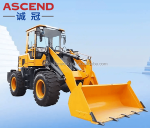 آلة تحميل أمامية صغيرة ZL948 ZL958 لنقل التراب والحصى والحبوب، جرار بمحرك ديزل بأربع عجلات صغيرة - Product Image 2