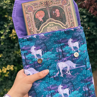 Tas Penyimpanan Kindle Buatan Tangan yang Dapat Disesuaikan, Sarung Buku Portabel, Kantong Pelindung Buku yang Lucu, Tas Pelindung Buku