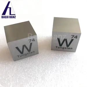 W1 metal pemoles 99.95% kubus tungsten murni 1kg