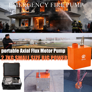 Nouvelle pompe submersible à flux axial portable, protection IP68, 2,7 kg, pompe à incendie portable pour la lutte contre les incendies d'urgence - Product Image 1