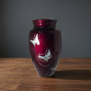 Urne funéraire en laiton noir, vase commémoratif, porte-cendres, bougeoir décoratif pour usage funéraire, durable, artisanat indien, 200 cm³ - Product Image 1