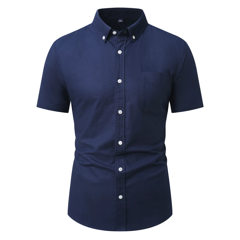 oxford dress shirts wholesale Port Authority S659 Short Sleeve SuperPro Oxford Shirt, Black / L