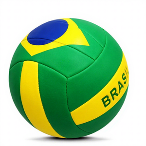Balón de Voleibol Talla 5 con Bandera de Brasil, Verde, Amarillo y Azul, Tacto Suave, para Interior y Exterior, Playa, Partidos, Embalaje OEM, Venta al Por Mayor, Personalizado - Product Image 1
