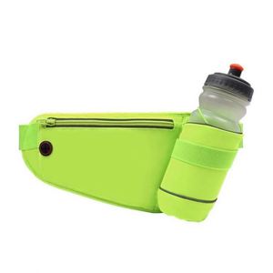Sac banane multifonctionnel pour course à pied en extérieur avec porte-bouteille unique – Idéal pour le marathon - Product Image 1