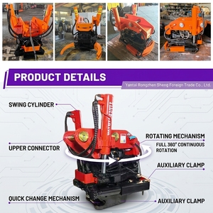 Rotateur inclinable SLN efficace pour excavatrice 5-6 tonnes, attache rapide, poids 275 kg, garantie 1 an pour les industries de la construction - Product Image 5