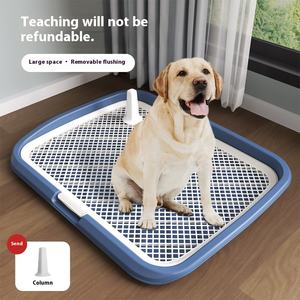 Vente en gros de toilettes pour super grands et moyens petits chiens tablettes à haute clôture urinoirs pour chiens anti-éclaboussures colonnes simples en plastique pour animaux de compagnie - Product Image 5
