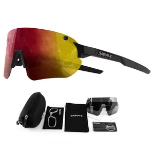 2022 Kapove Polarized Sports Light Frame Cycling Cricket Bike Sunglasses Driving Fishing Cycling Sunglasses